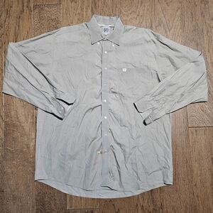 Cinch Shirt Mens L Khaki Tan Long Sleeve Button Down Western Rodeo Cowboy Ranch